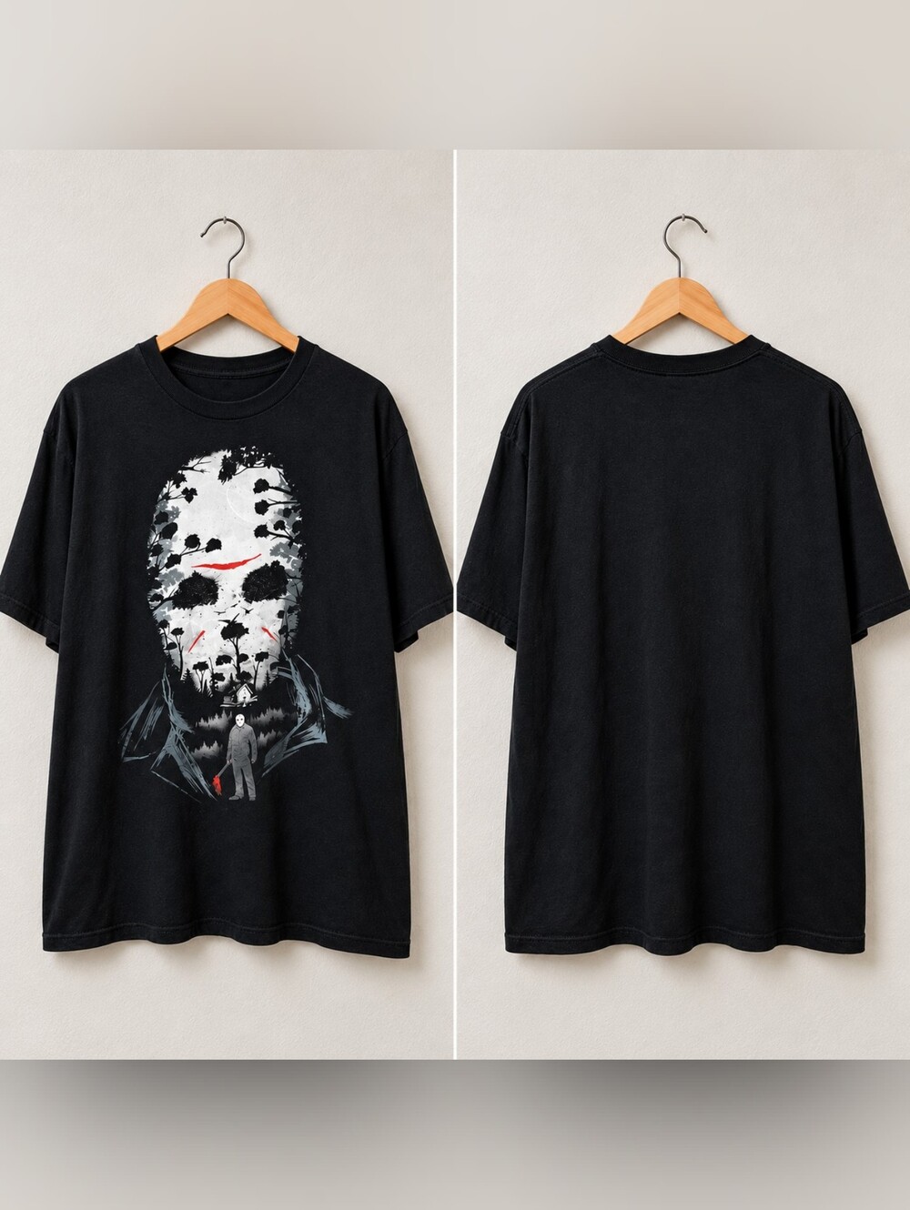 Jason Voorhees Horror Graphic T-Shirt